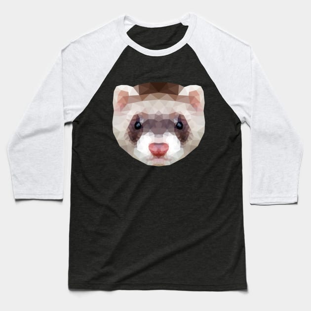 Ferret Baseball T-Shirt by shegoran